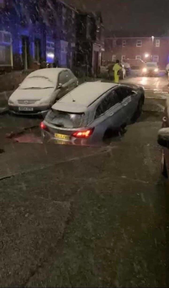 Dad and children, 8 and 12, rescued from sea after breaking lockdown to visit beach during Storm Christoph