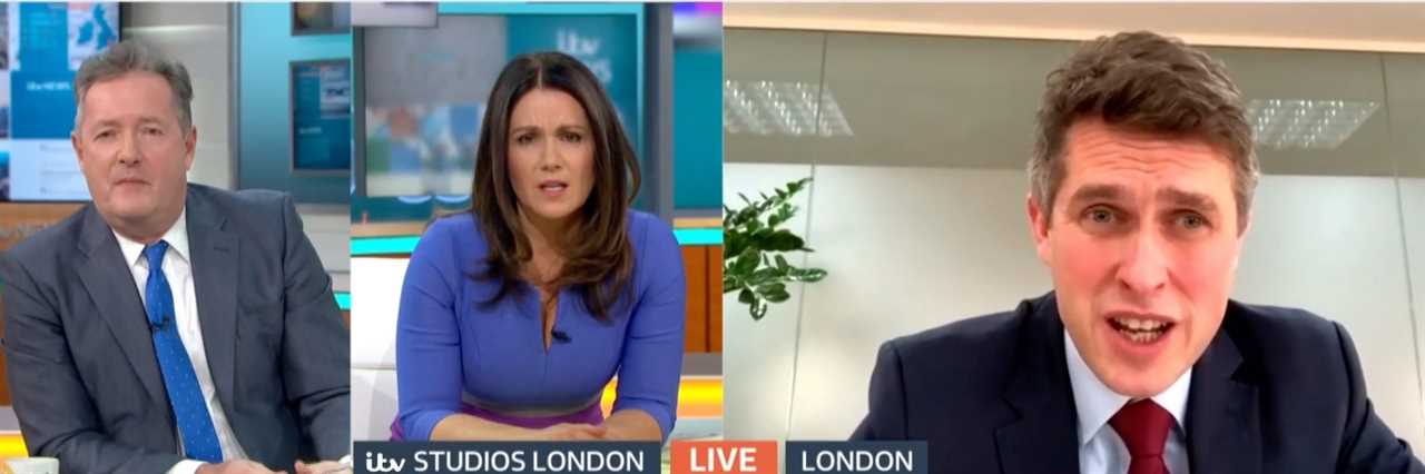 Piers Morgan in furious clash with Gavin Williamson over schools & exams chaos