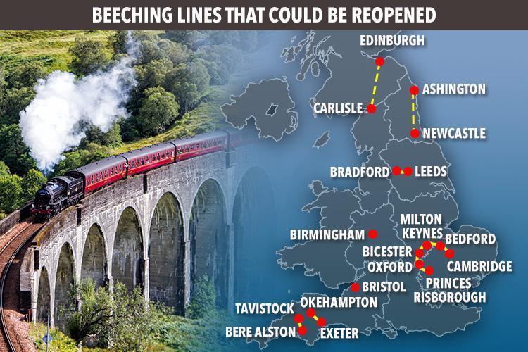 Transport chiefs sign off £800million for new rail lines – but Red Wall projects get just £34million