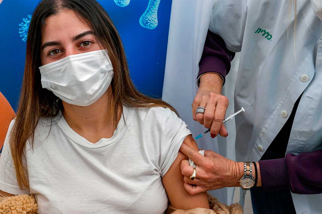 Israeli healthcare group says Covid cases have plunged by 60% among over-60s vaccinated with Pfizer jab