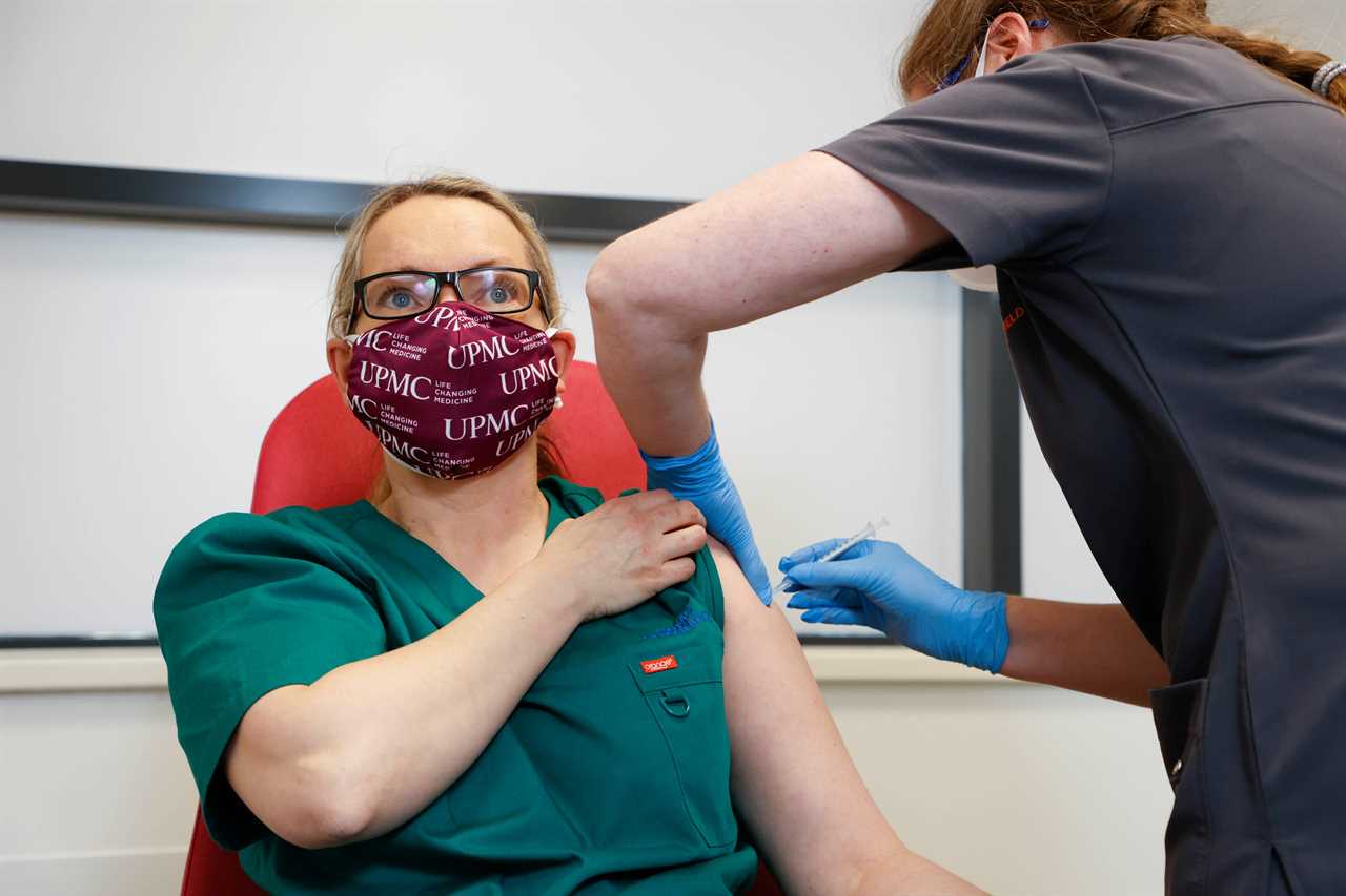 The coronavirus vaccine rollout has hit a new daily record with 1.2 million jabs given out in the last three days (file photo)