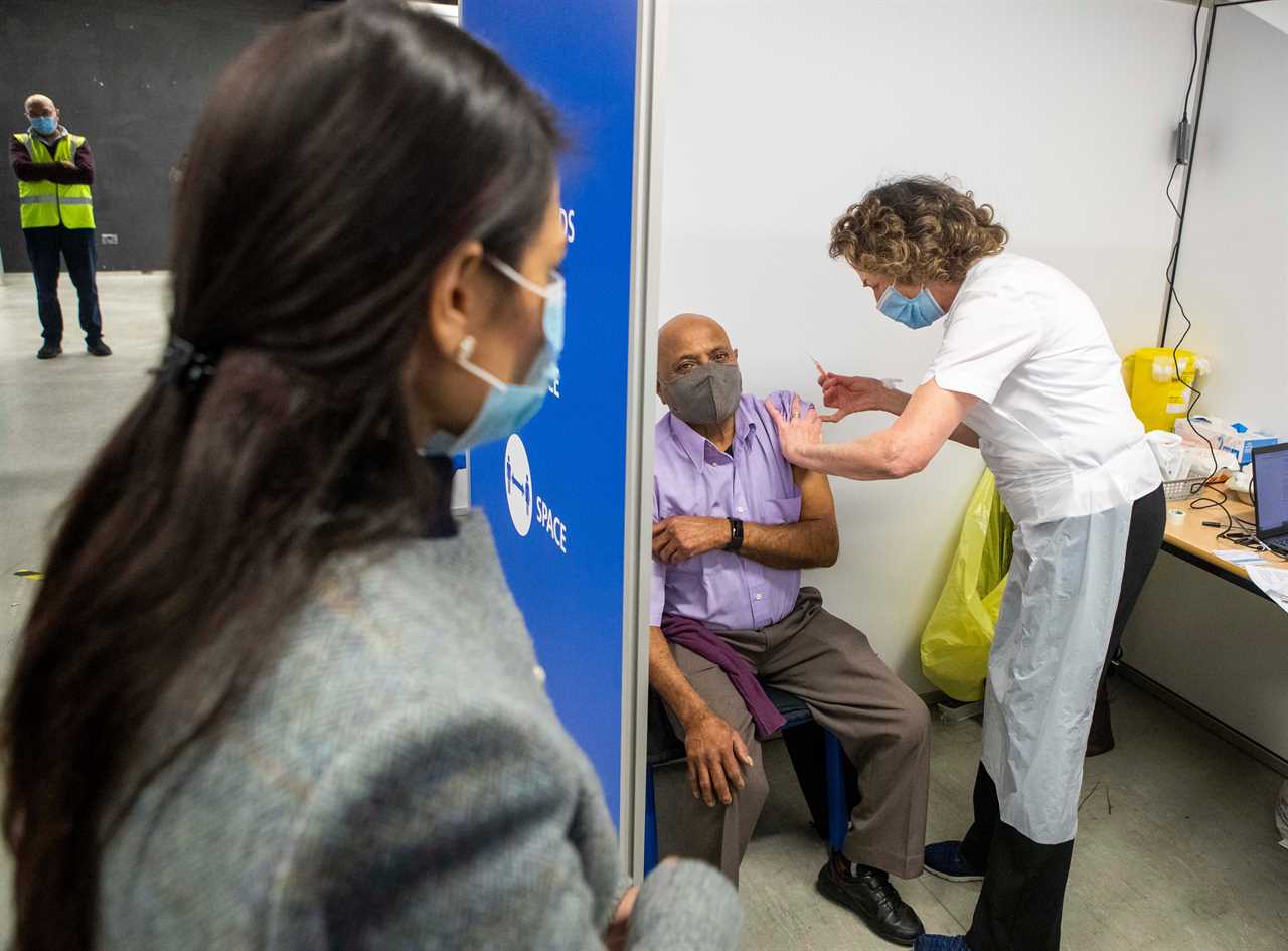 Priti Patel urges ethnic minority Brits to get ‘life saving’ Covid vaccine after her parents receive jab