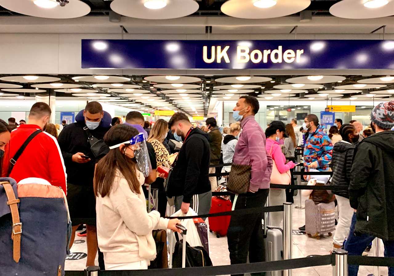 Just one in four people arriving to the UK is being checked, shocking data reveals