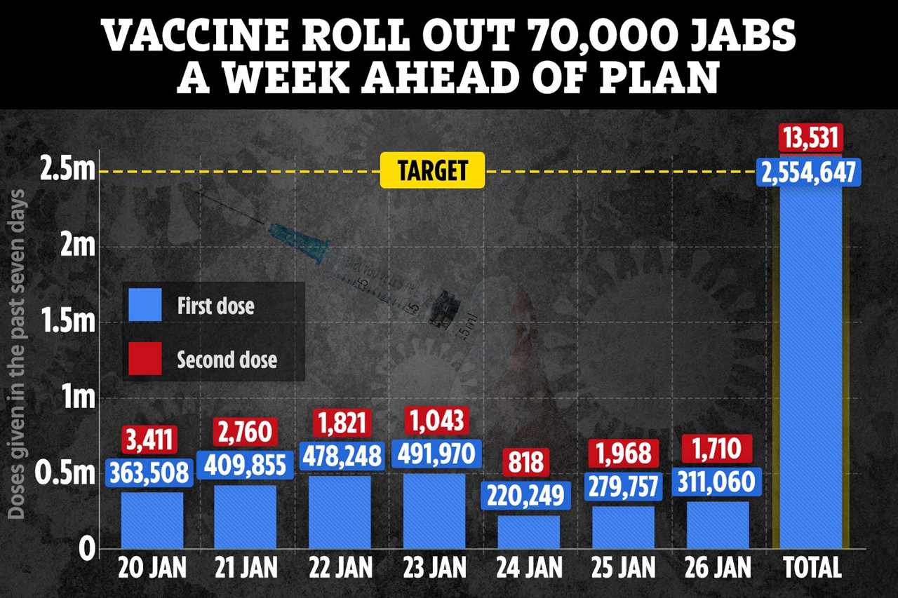 Coronavirus vaccine to be given to ‘vast majority of adults’ by end of May, leaked letter to No 10 reveals