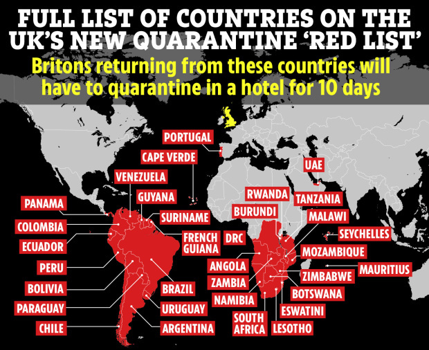 Holidaymakers returning to Britain who lie about where they have been risk TEN years in jail