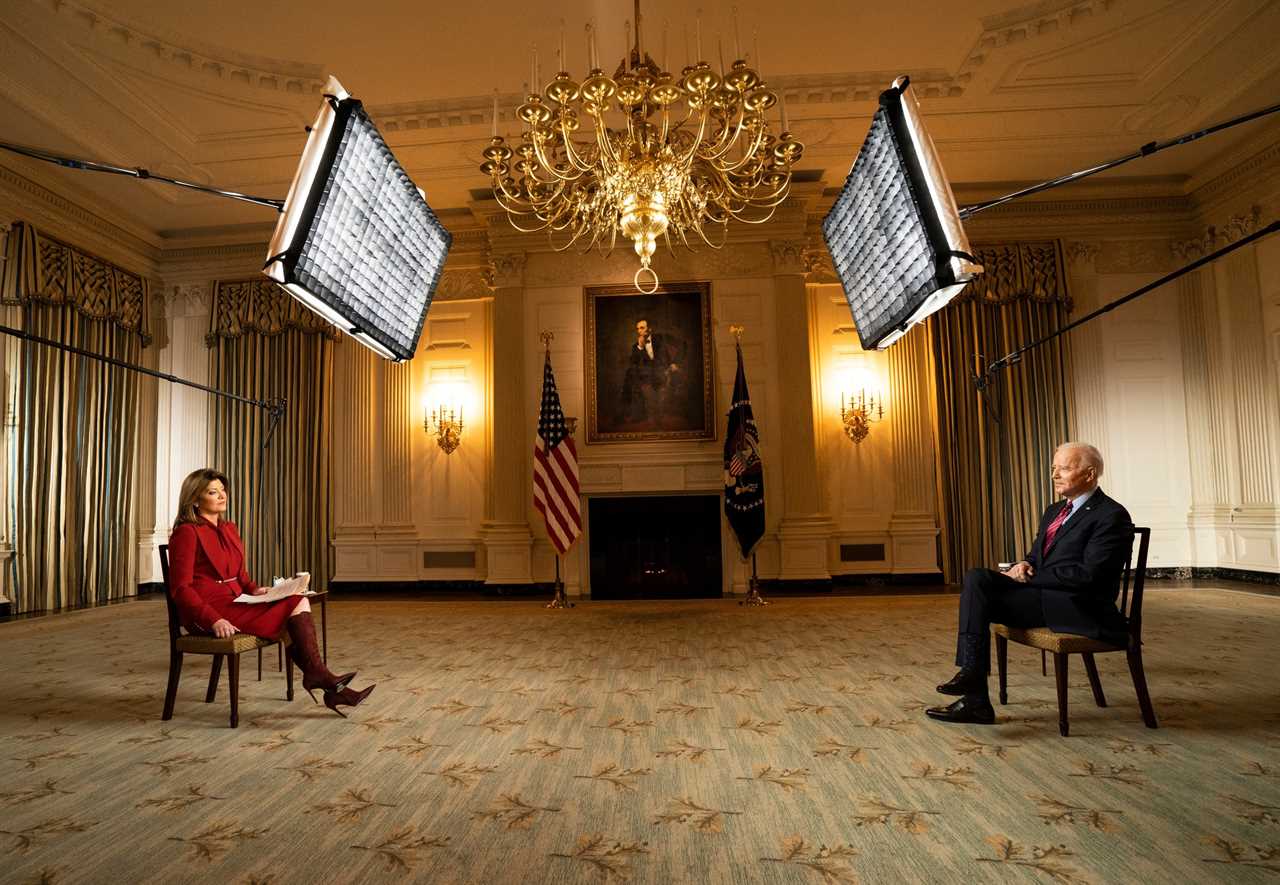 Awkward moment Joe Biden gets flirty with nurse during Covid conference call as he gushes she ‘looks like a freshman’