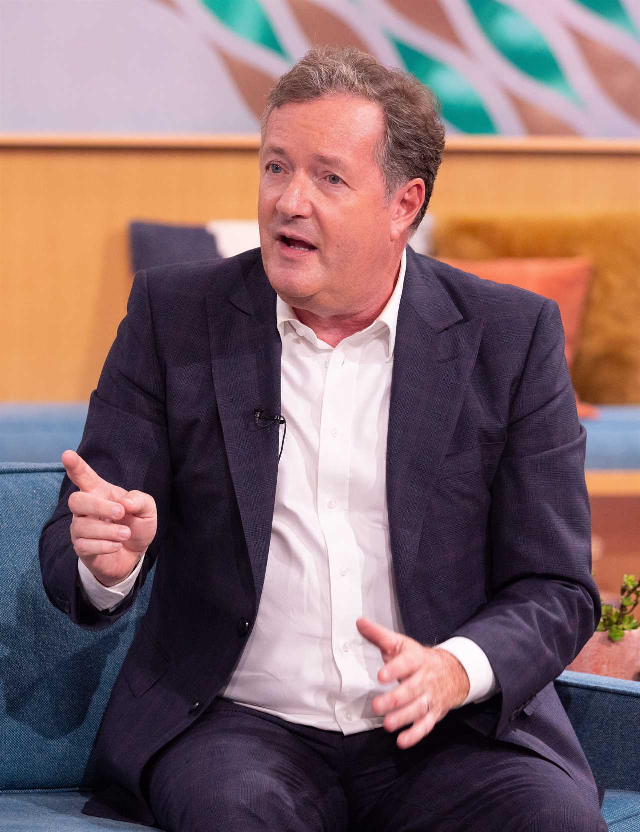 Piers Morgan slams ‘despicable’ Anthea Turner after sharing ‘offensive’ pic of obese disabled person with Covid mask on