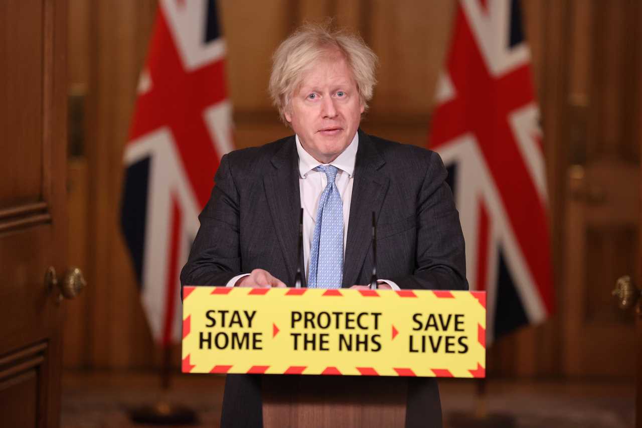 Boris Johnson warned to keep on the brakes for another two months as UK strains towards end of Covid national lockdown