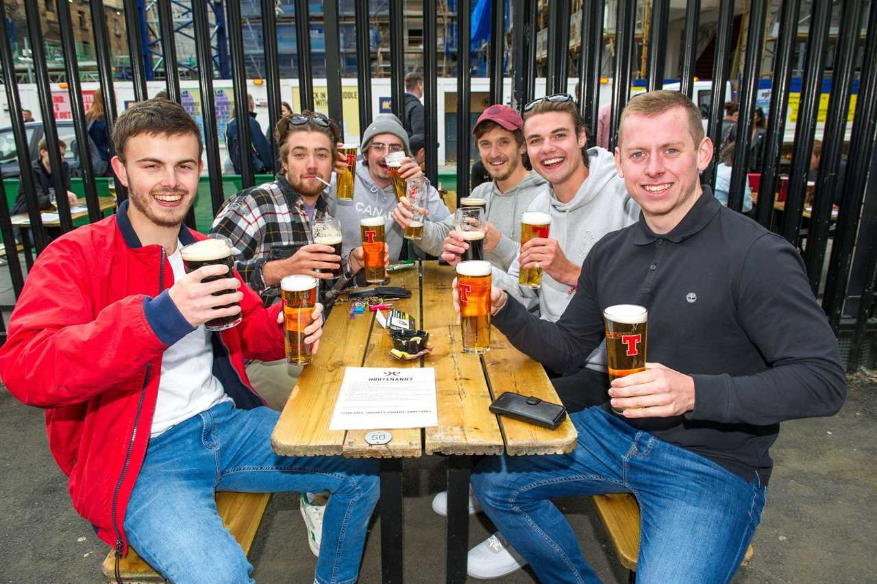 Brits WON’T have to order a ‘substantial meal’ as beer gardens and outside restaurants are opened by Easter