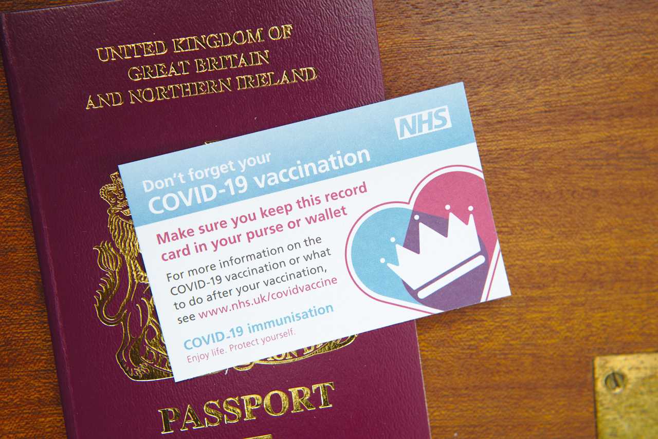 Vaccine passports so jabbed Brits can grab foreign holidays are on the way – but they WON’T be used to lift UK lockdown