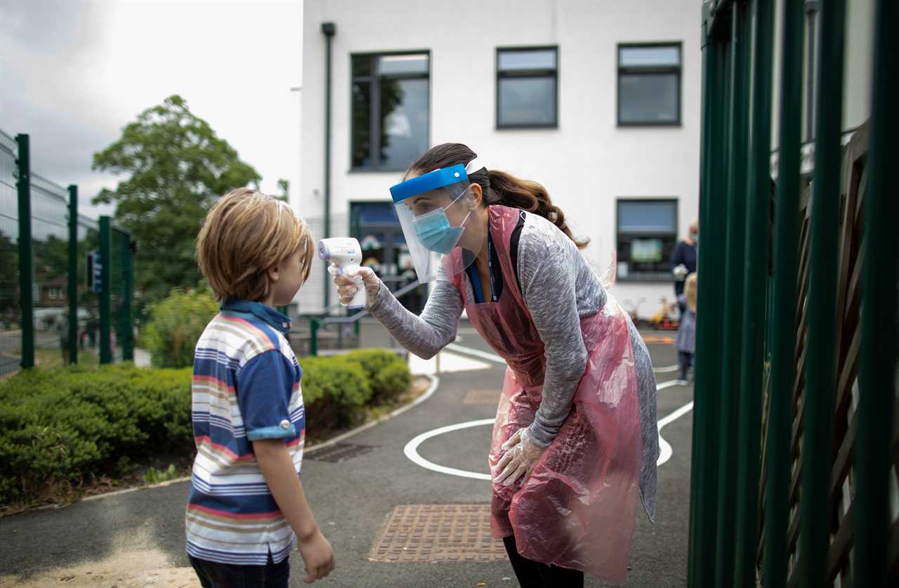 NHS expert Prof Saul Faust, who led the UK trials of one vaccine, believes it is safe for schools to open as they are not a virus spreader