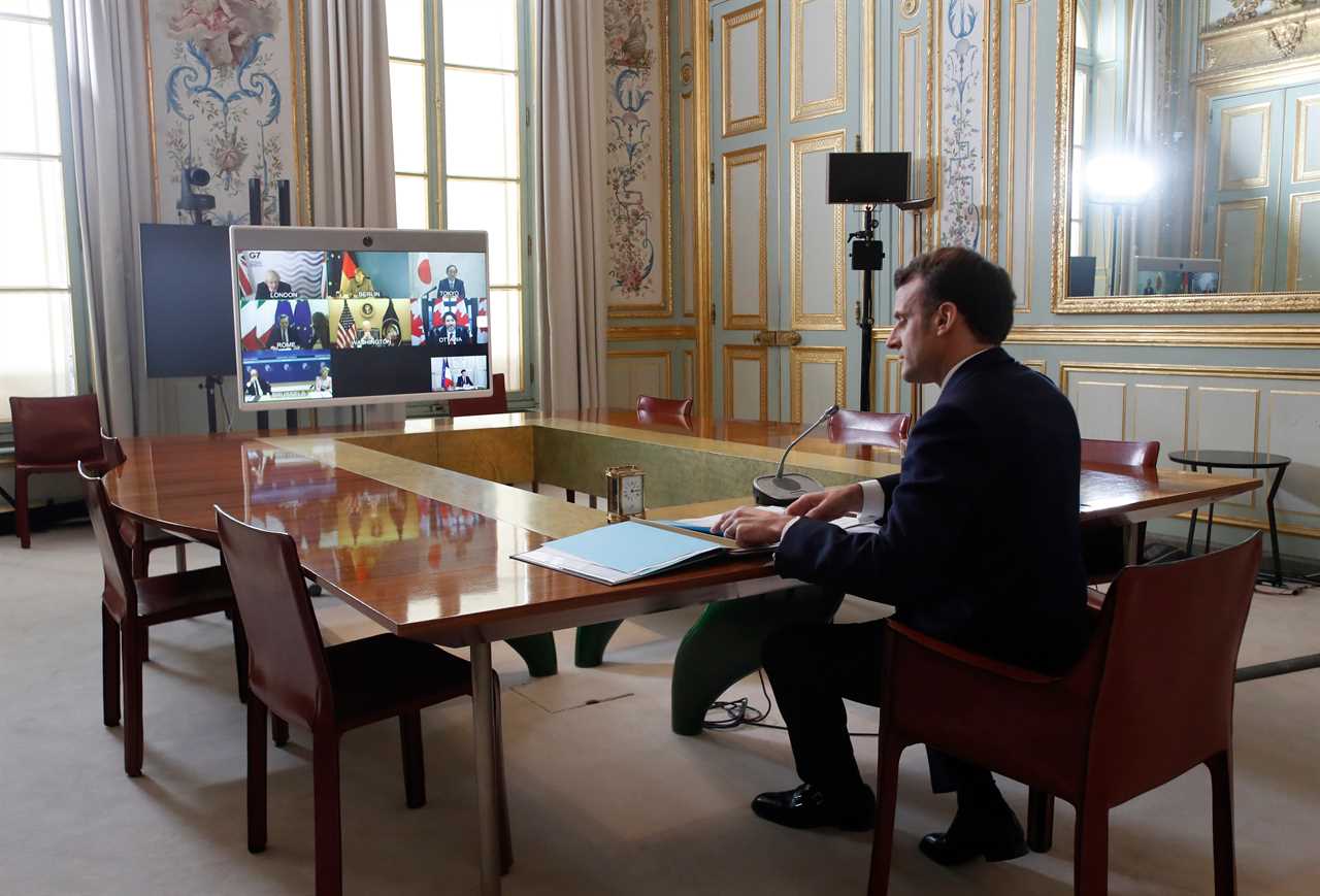 Boris Johnson tells Angela Merkel to ‘mute’ on first G7 call as PM meets Joe Biden virtually for 1st time