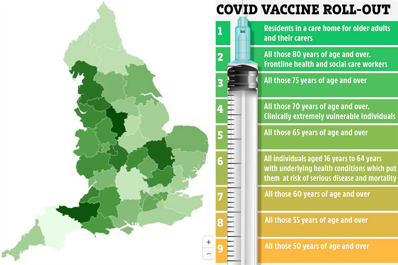 The speed of the UK's vaccination roll out is a huge factor in restrictions being lifted