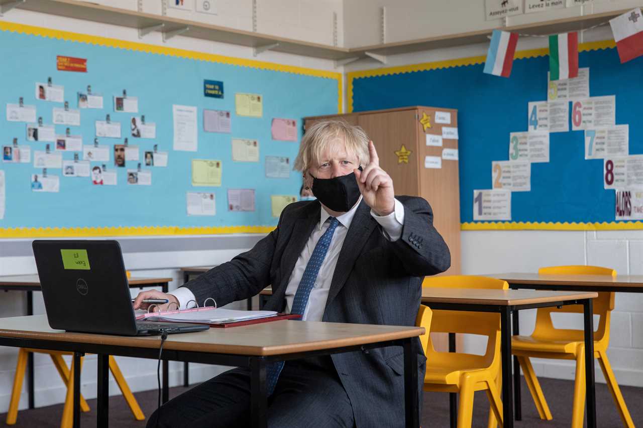 Boris Johnson to unveil £700million summer school programme to help secondary pupils catch up