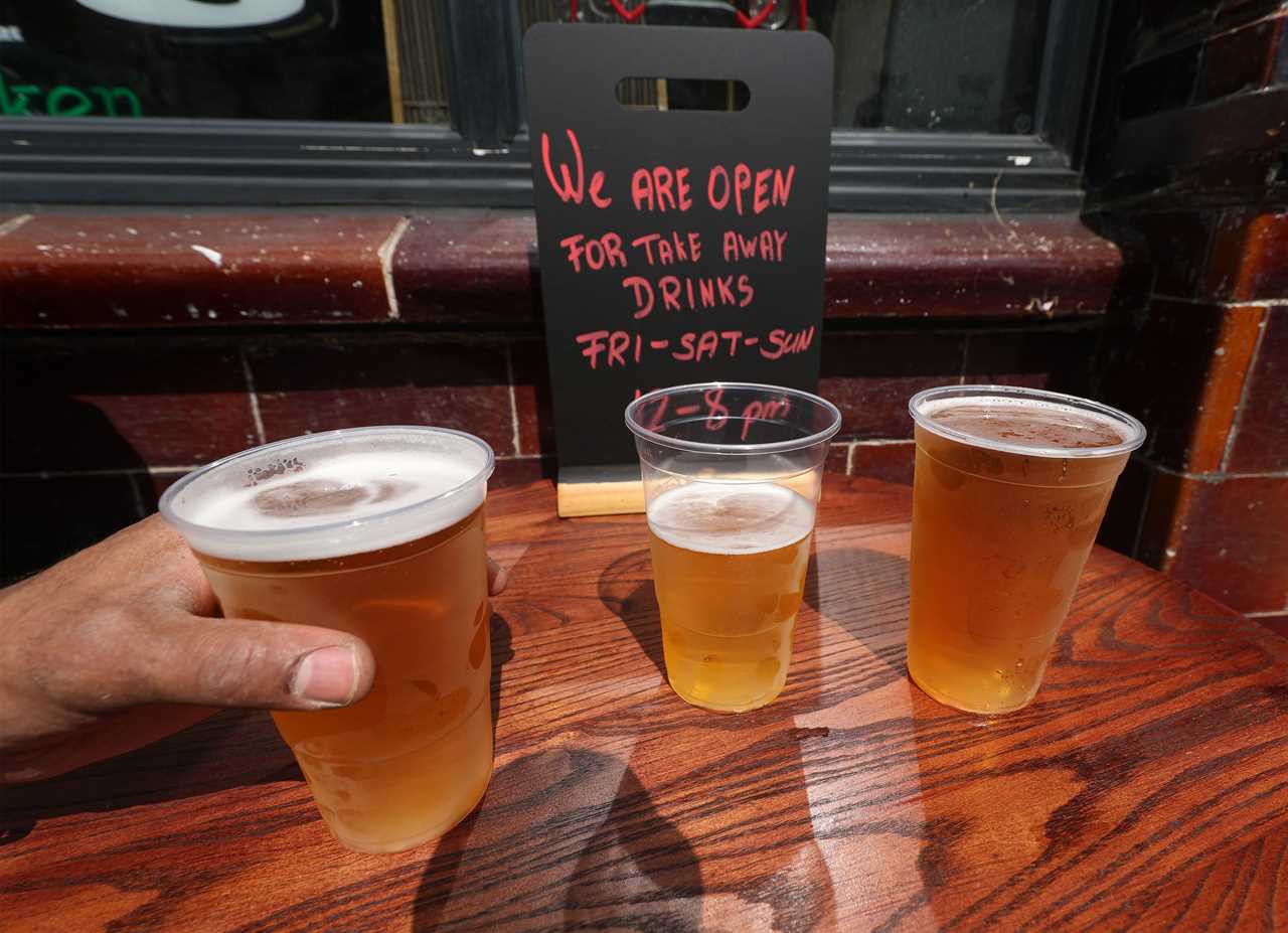 Pubs WILL be able to serve takeaway pints on April 12 when beer gardens open