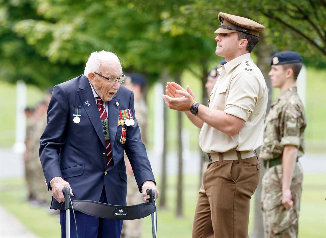 NHS fundraising hero Captain Sir Tom Moore will rest in peace with his very own guard of honour