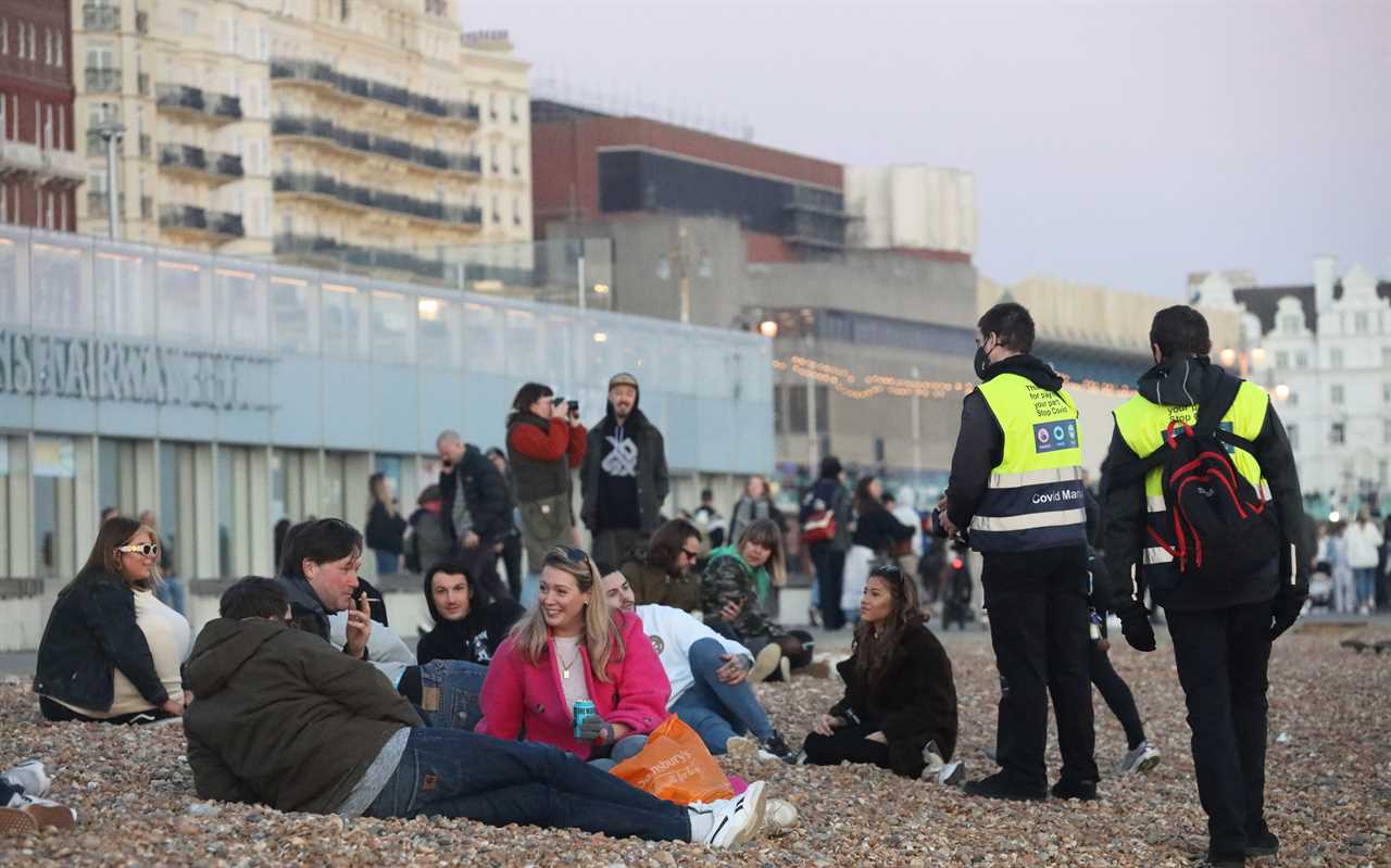 Cops no longer breaking up outdoor group mixing as they slam ‘unmanageable’ Covid rules after sunny crowds