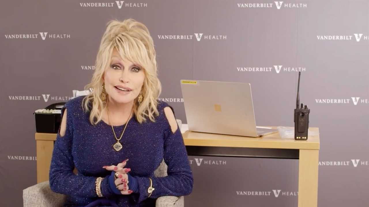 Dolly Parton receives Covid-19 vaccine and encourages others to get it as she says ‘don’t be such a chicken!’