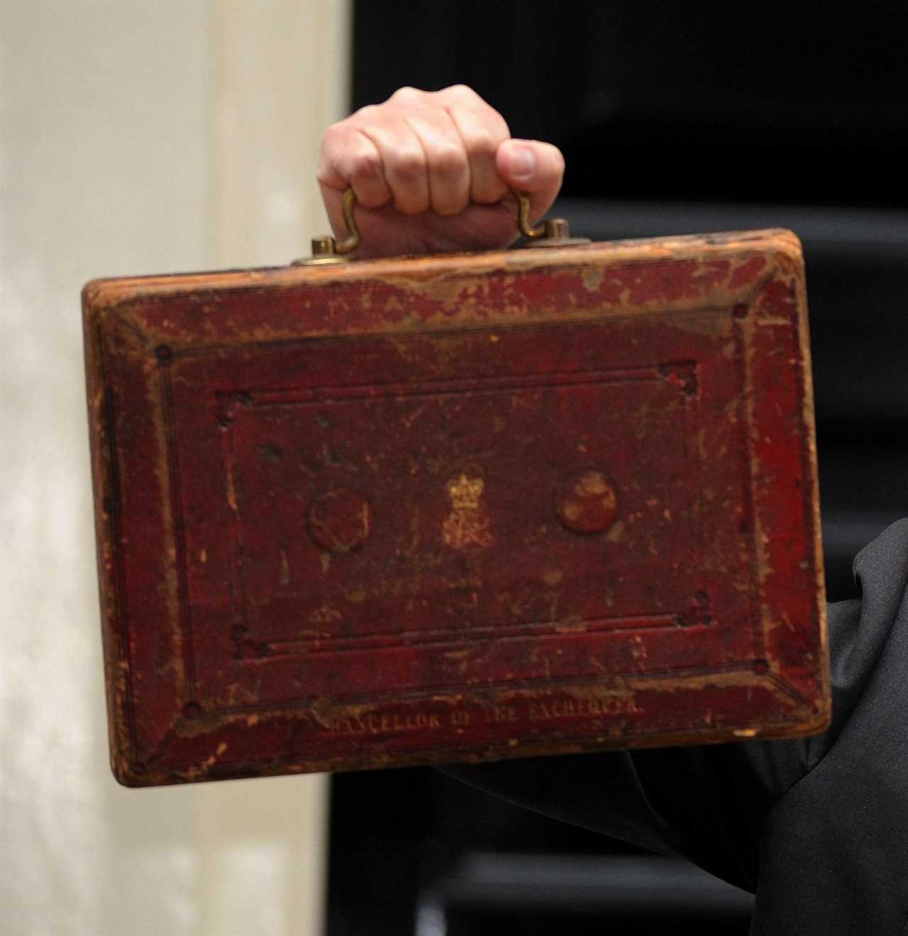 What is the red Budget Box and what is in the Chancellor’s despatch box?