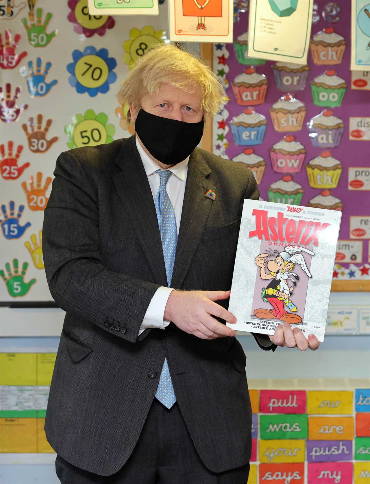 Boris Johnson dubs comic hero Asterix ‘the original vaccine roll-out champion’