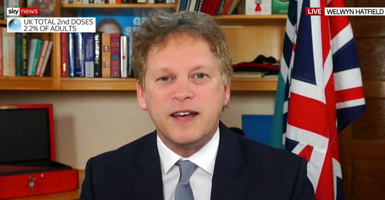 Grant Shapps urged Brits to hold off on booking foreign hols until April 12 at the earliest