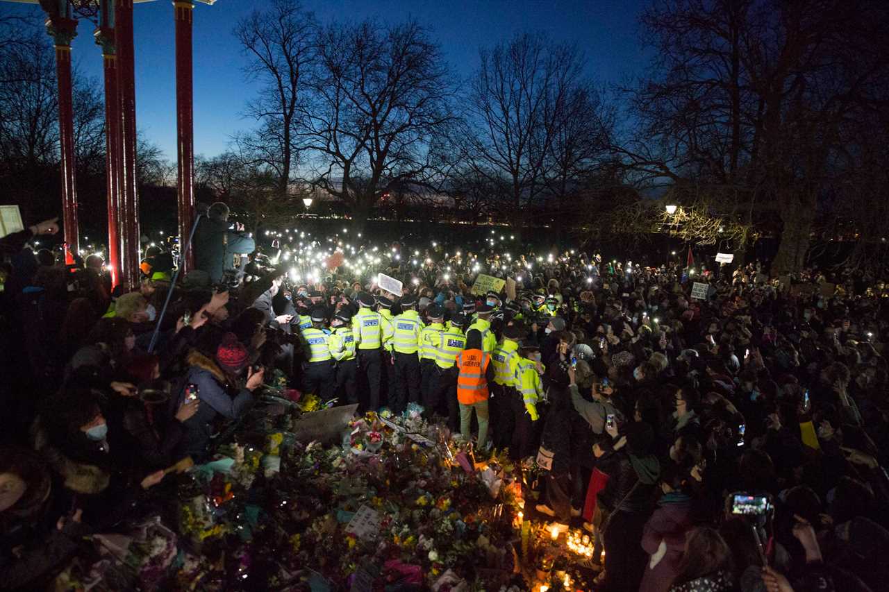 Boris Johnson admits scenes at Sarah Everard vigil ‘distressing’ and welcomes probe into police