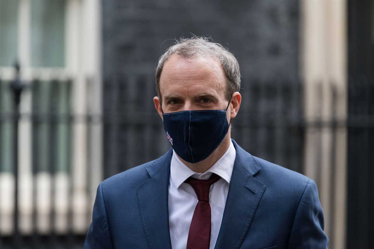 Dominic Raab says ‘no reasonable grounds’ for EU countries suspending AZ jab despite their rollouts ‘not going so well’