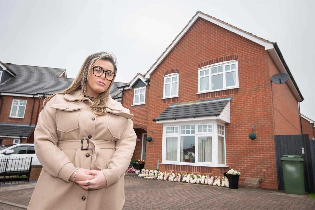 Courtney, a mum-of-one, has been told she can't take over the tenancy as it ended with Ms King's death