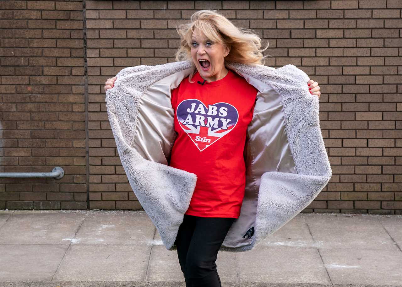 Sherrie Hewson hails The Sun’s ‘amazing’ Jabs Army as she volunteers at vaccination centre