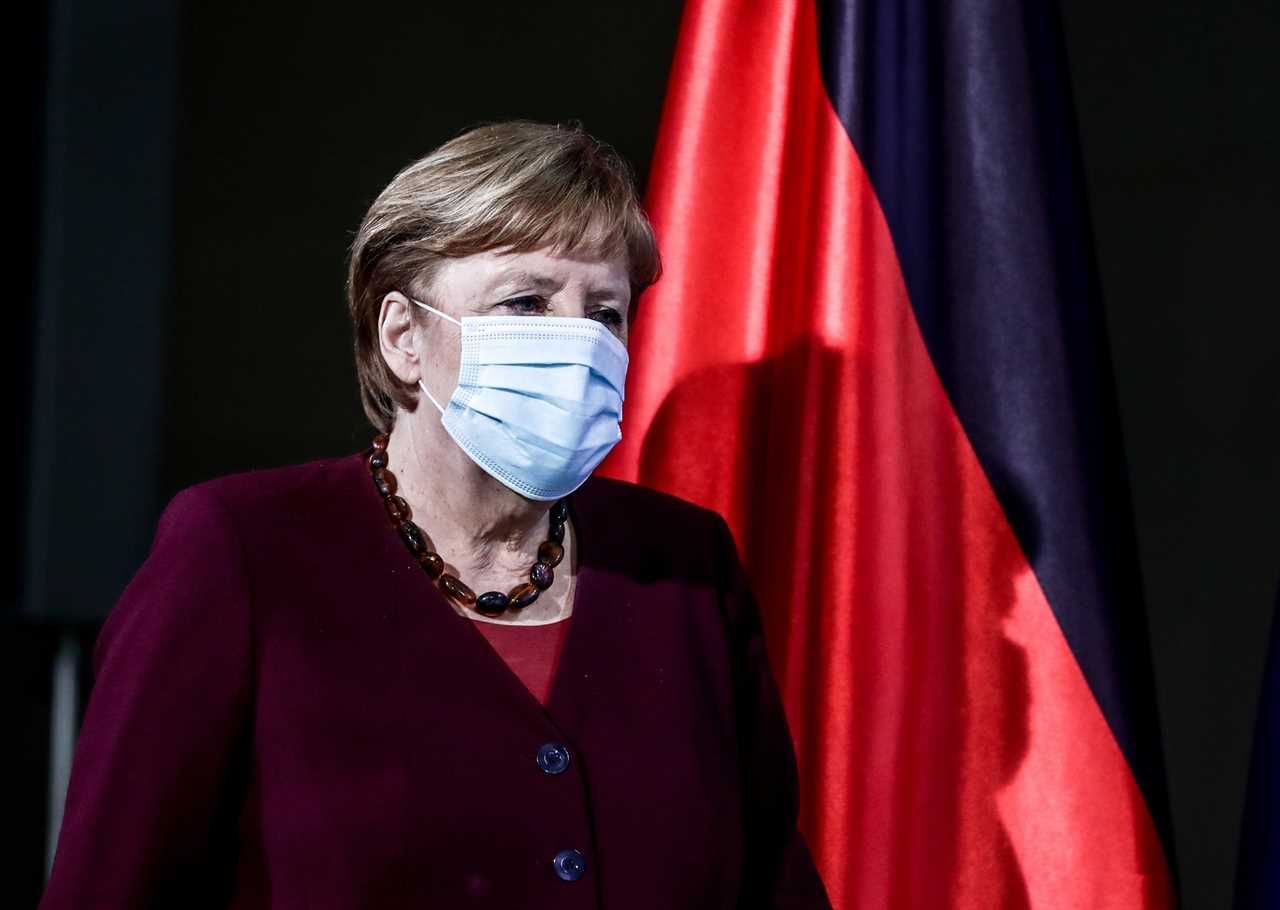 Angela Merkel orders EU to back away from vaccine export ban threat against UK as she tries to avert jabs war