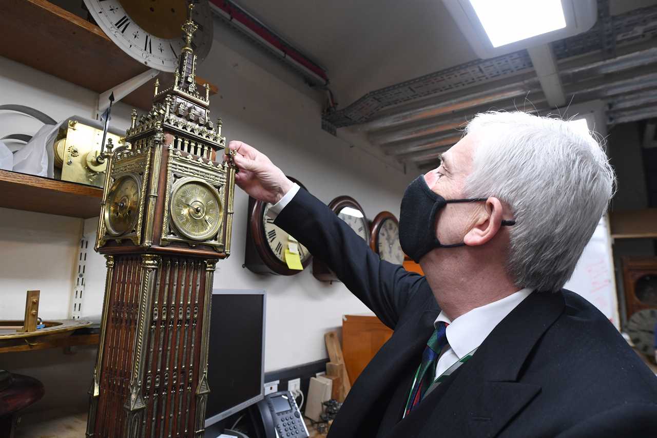 Westminster’s clocks take a team of THREE people 24 hours to change as UK moves into British Summer Time