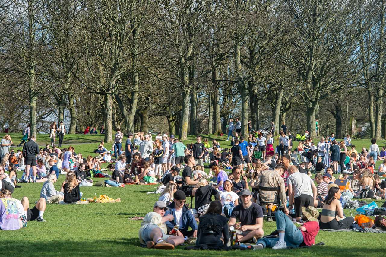 Mini heatwave this week ‘could smash 25C March record’ as Brits flock outdoors to enjoy Rule of Six freedoms