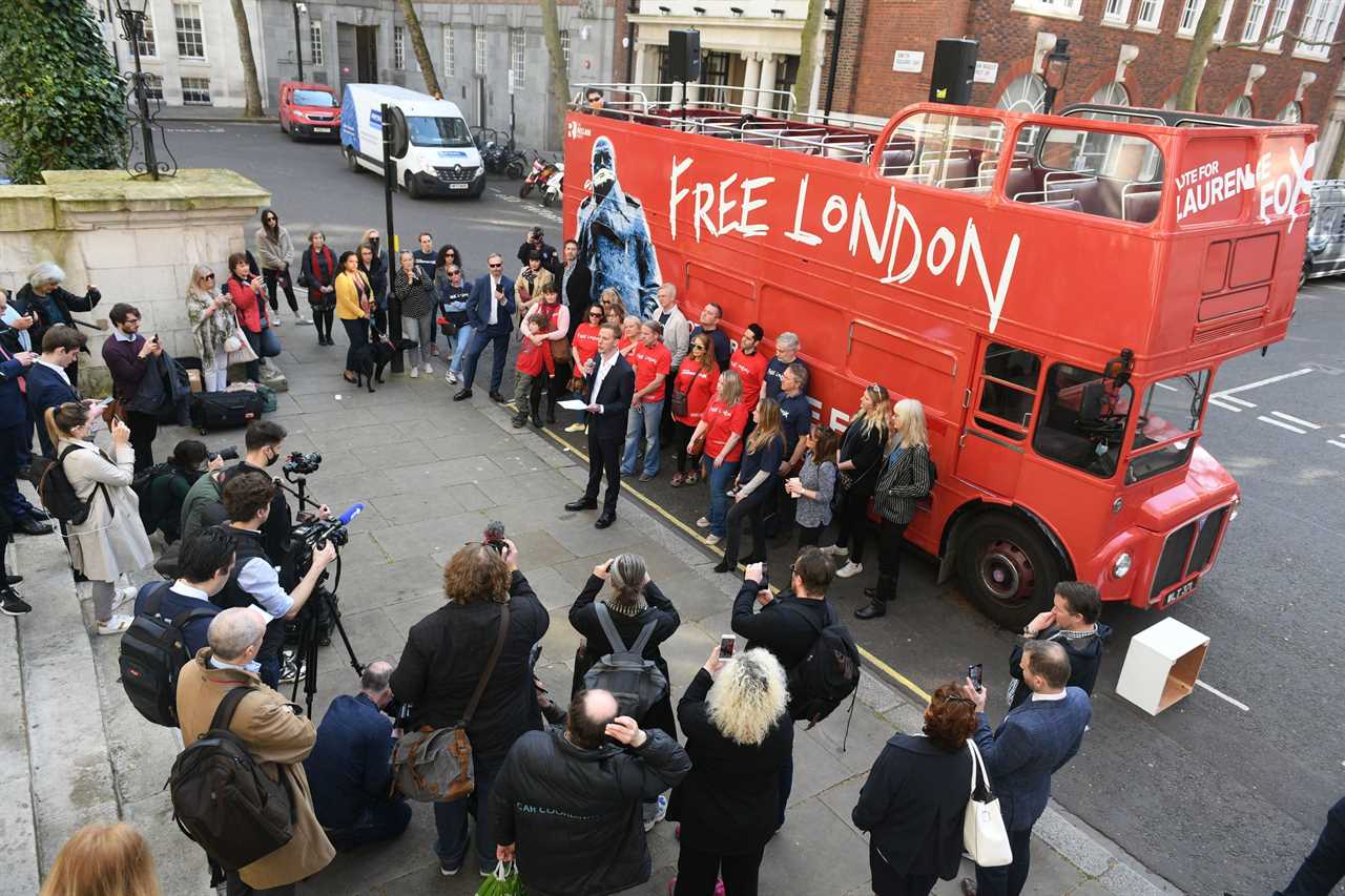 Laurence Fox launches campaign to become Mayor of London by urging Boris Johnson to free capital from lockdown