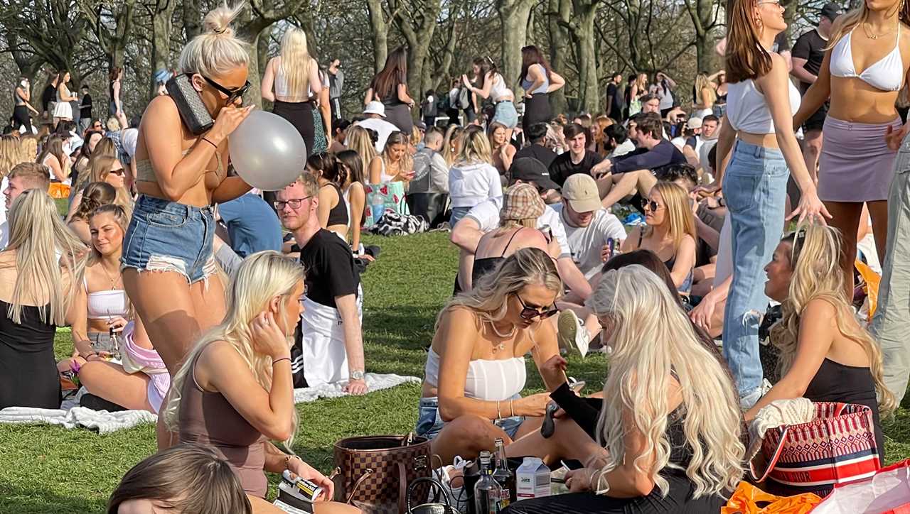 Lockdown extension fears as Brits pack parks and beaches for 24C mini-heatwave and experts warn of infections spike