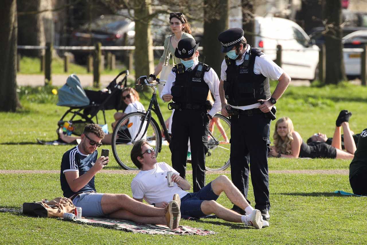 Lockdown extension fears as Brits pack parks and beaches for 24C mini-heatwave and experts warn of infections spike