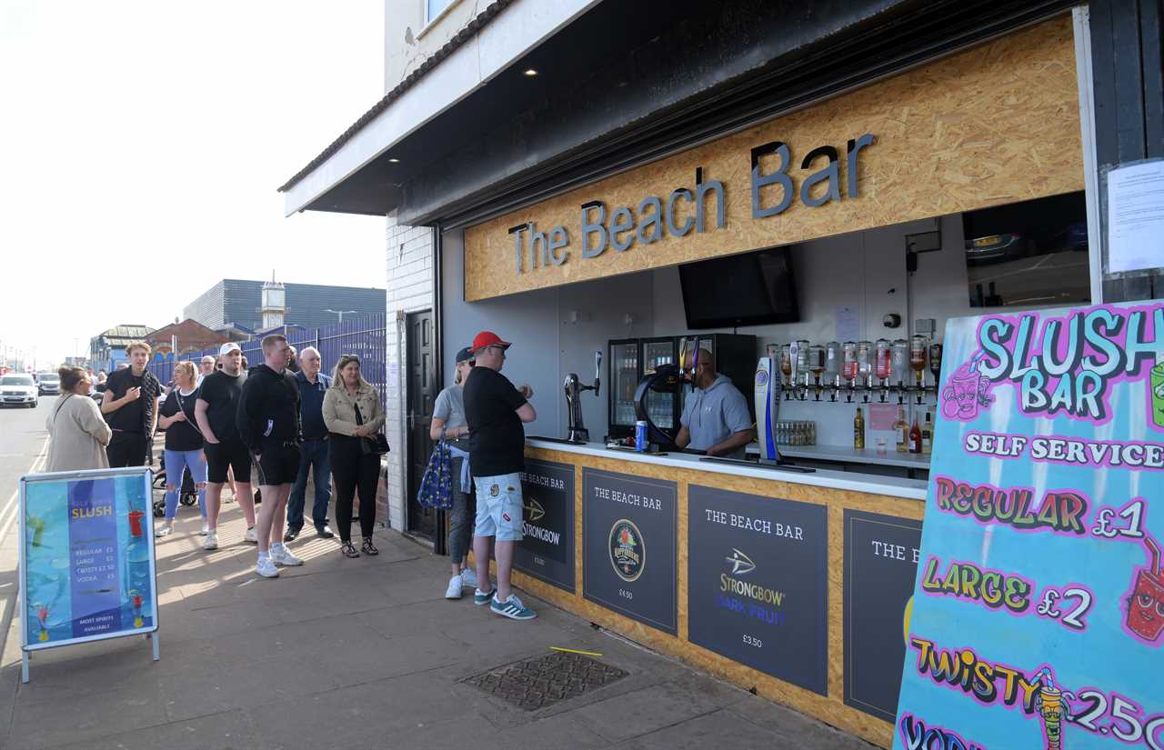 Bar owner serving pints to thirsty Brits after refusing to shut in lockdown is fined £1k but vows to stay open