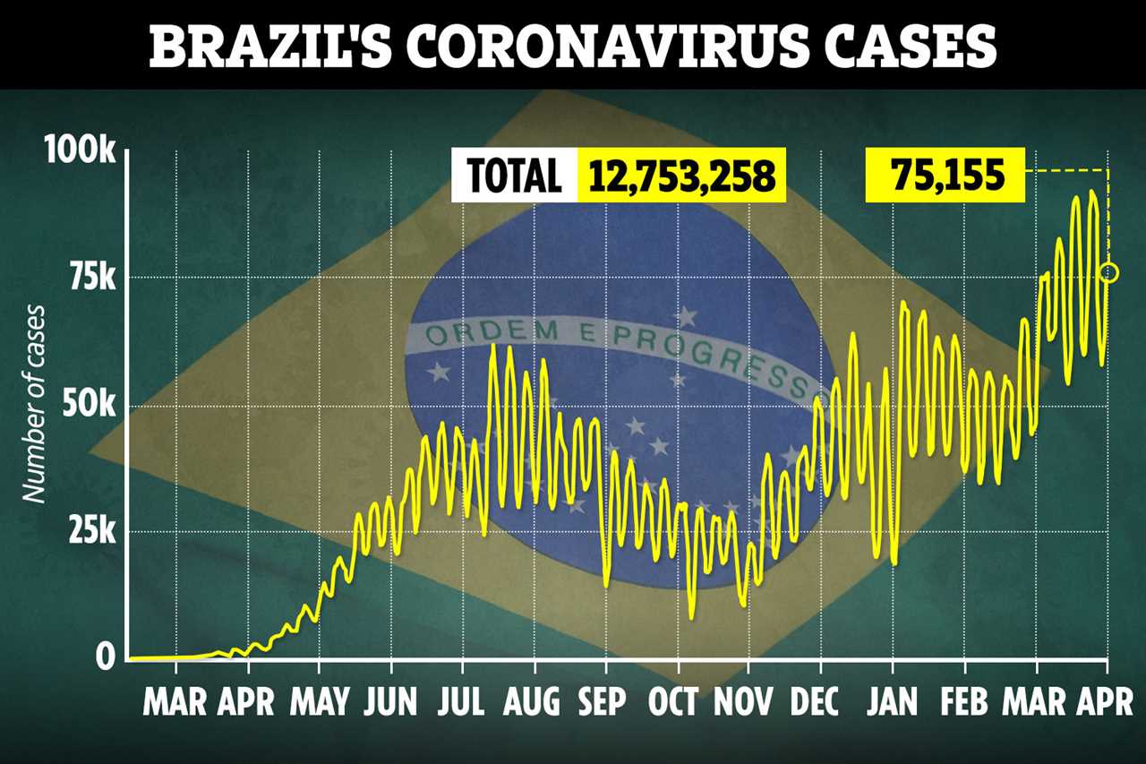 Overflowing Brazil cemetery digs up 1,000 skeletons to make room for more Covid victims as deaths spiral out of control