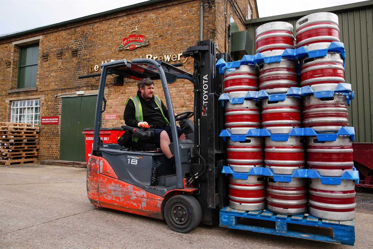 Pubs across England put finishing touches to their gardens ahead of Monday’s outdoor reopening