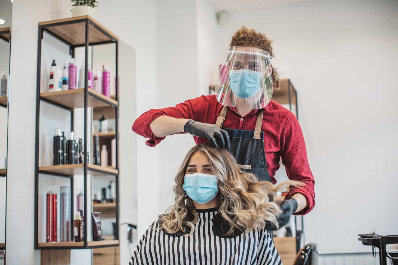 Hairdressers told NOT to offer highlights, braids or other ‘long’ treatments when they reopen on Monday