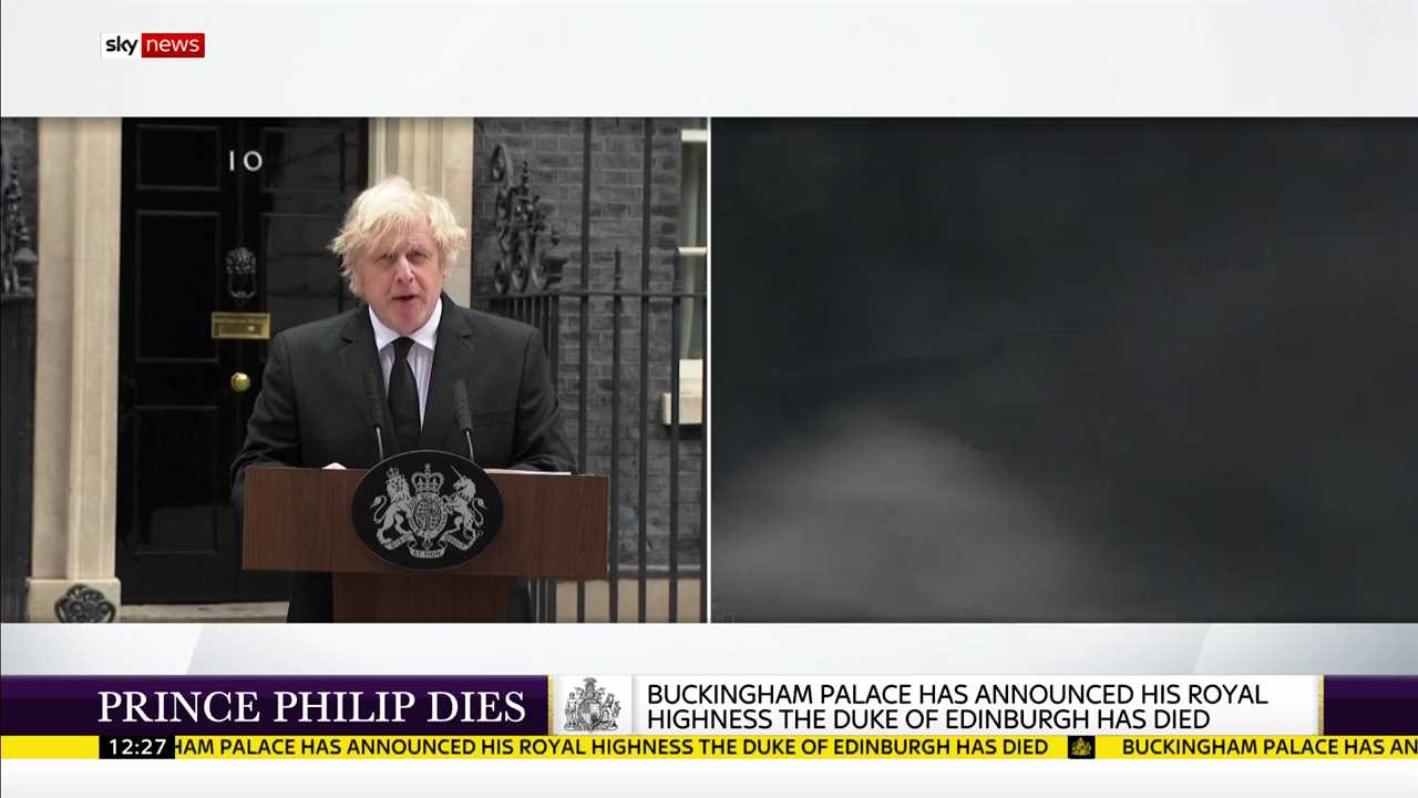 Boris Johnson pays tribute to ‘extraordinary’ Prince Philip