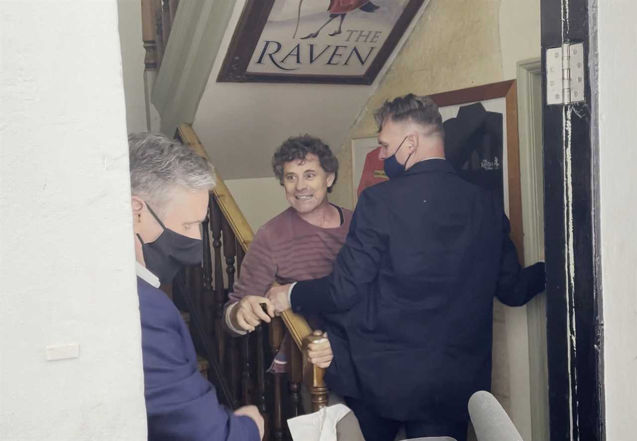 The Labour leader was turfed out of The Raven in the city centre