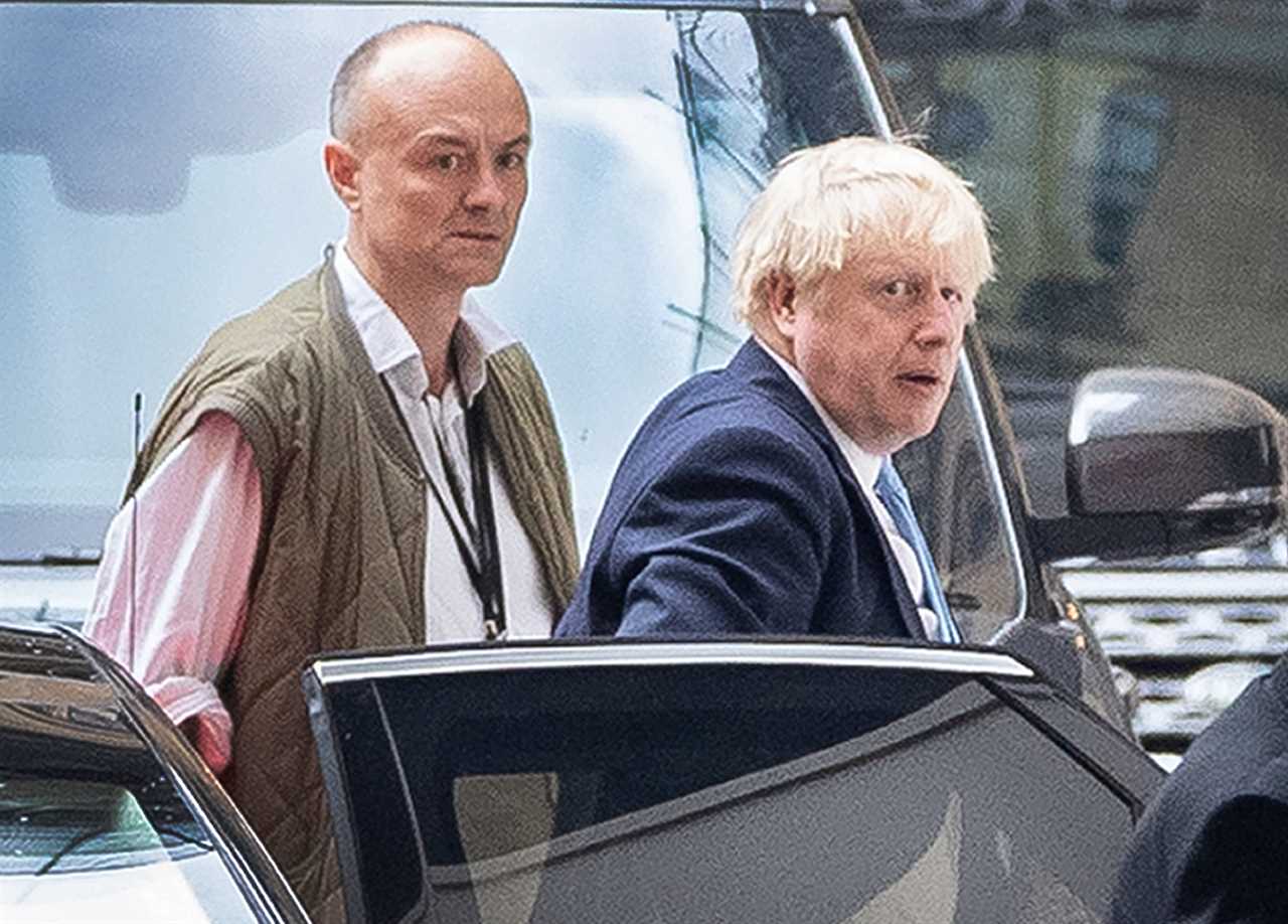 Boris Johnson accuses ‘bitter’ former right-hand man Dominic Cummings of leaking text messages to try to destabilise him