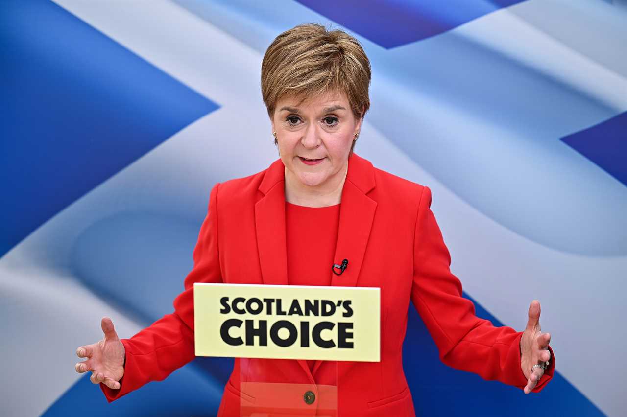 How many seats does Nicola Sturgeon need for a majority government and what happens if she loses her seat?