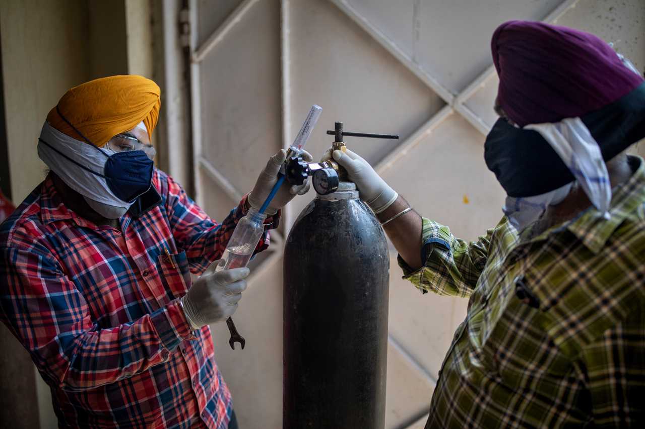 India vows to HANG officials for delaying Covid oxygen supplies to desperate hospitals in devastating 2nd wave ‘tsunami’