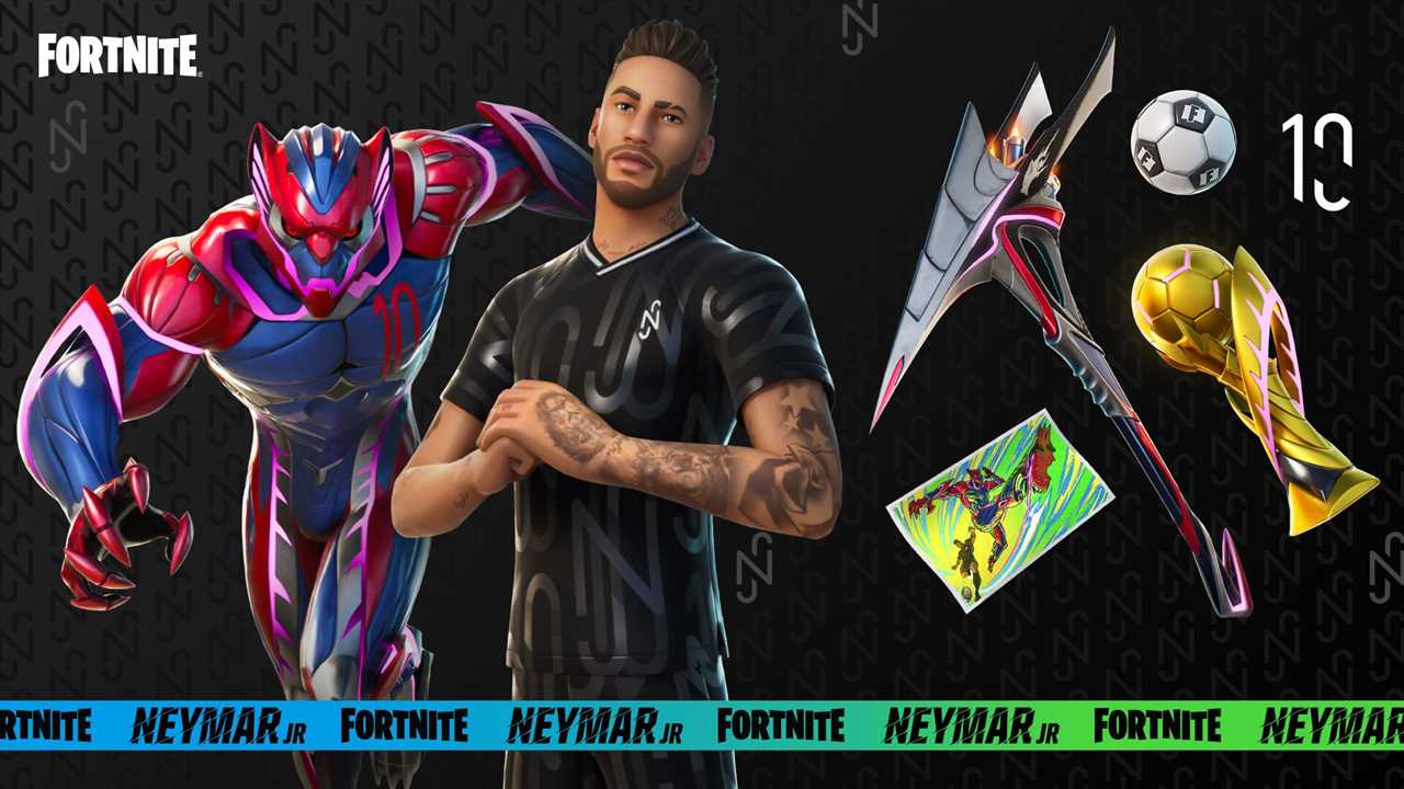 Neymar in Fortnite TOMORROW – how to unlock footie star’s new skins and rewards