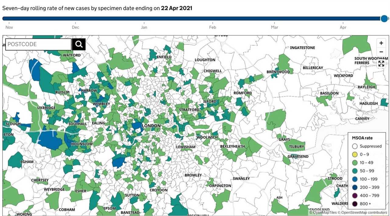 Over 38million Brits live in almost ‘covid-free’ areas as Govt scientists say UK roadmap to lift Covid measure on track