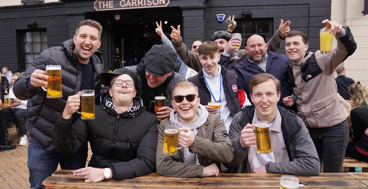 Pubs & shops are primed for £4billion bank holiday weekend – as England on track for total reopening in June