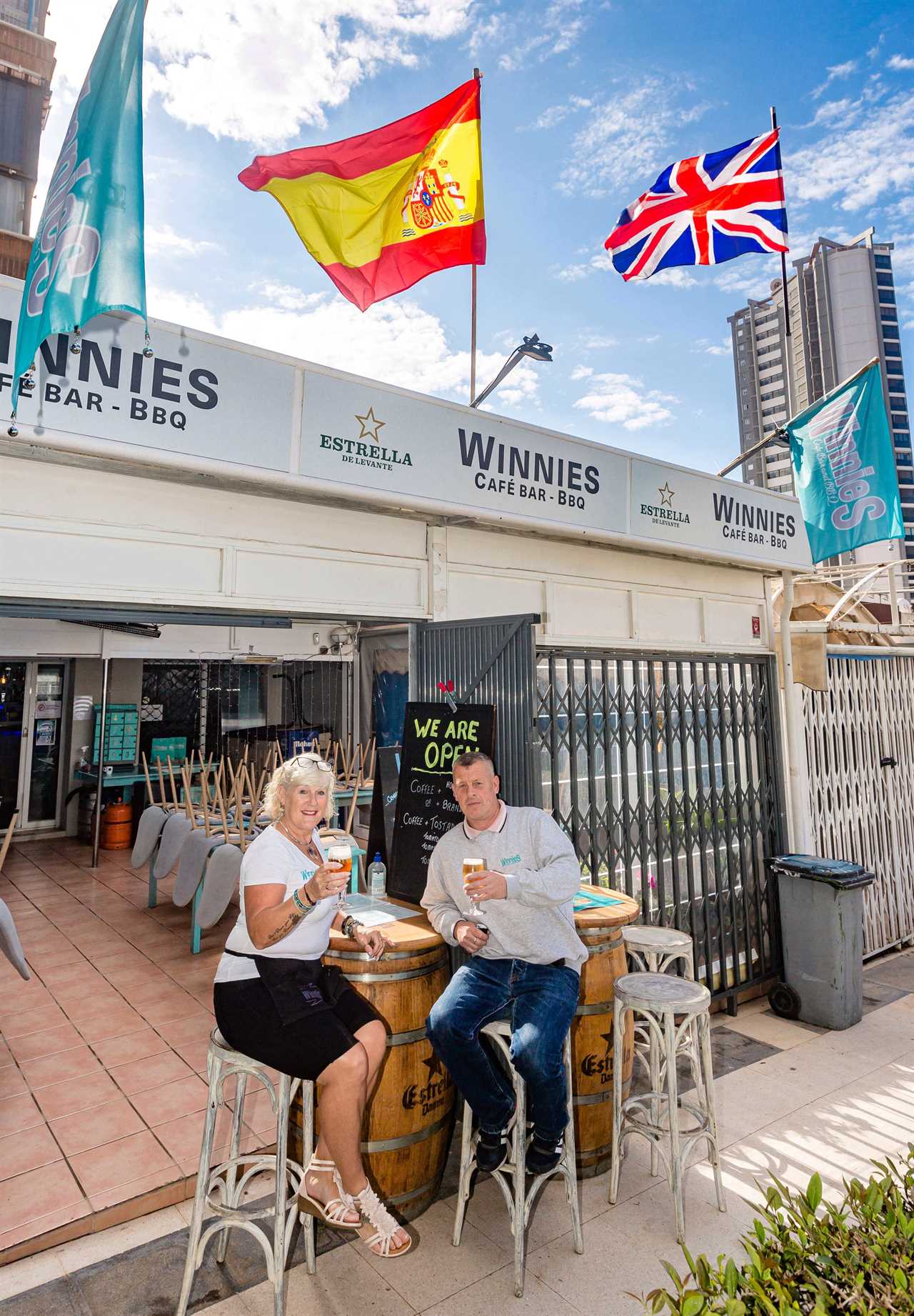 Covid left couple’s dream Benidorm bar making as little as £20 a day – now they cannot wait to welcome back the Brits