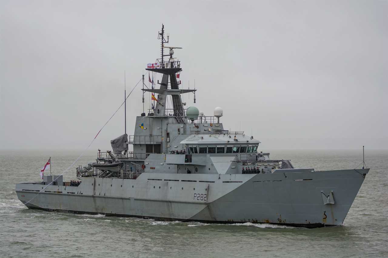 French Navy patrol boat races to Jersey as tensions rise after Royal Navy called to ‘act of war’ blockade by 100 ships