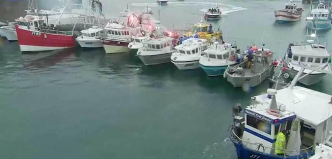 On the Jersey front line as armada of French fishing boats ‘restage Trafalgar’ against Royal Navy